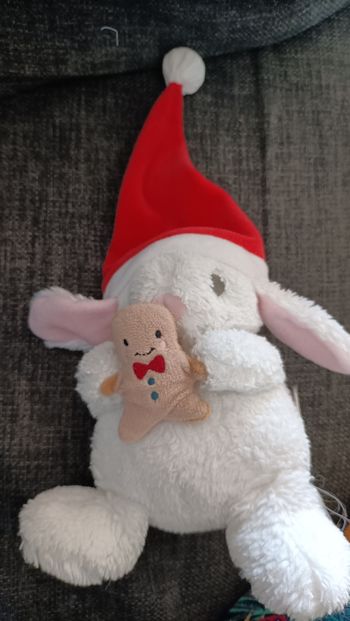 Peluche hochet de noel sergent major