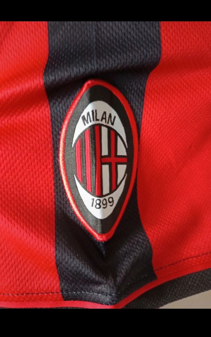 Maillot Milan AC  Lotto vintage saison 94/95 - photo numéro 4