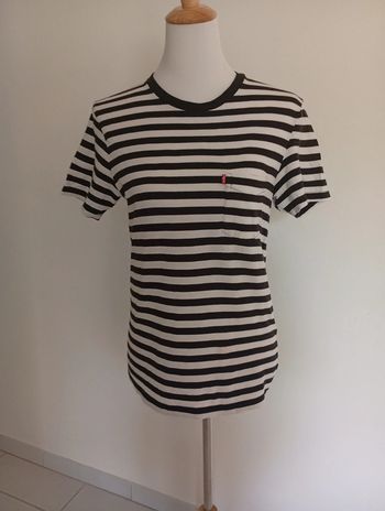 LEVI'S - tee-shirt à rayures taille S | vintage
