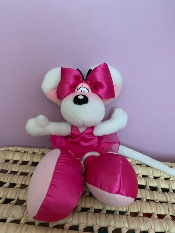 Diddl magnifique peluche diddlina en danseuse classique