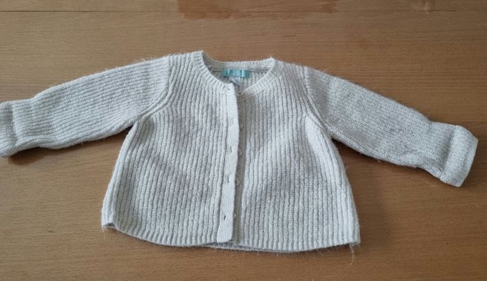 Gilet chaud paillette - 6 mois - okaidi