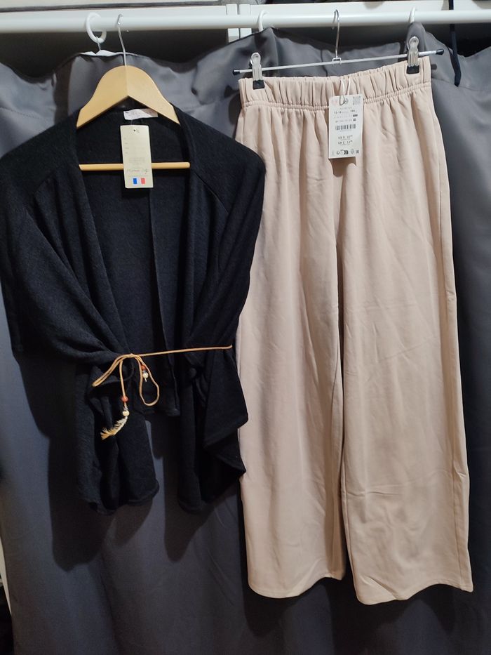 Gilet et pantalon 13/14 ans