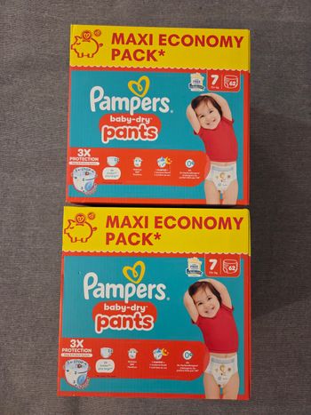 Lot couches pampers pants taille 7