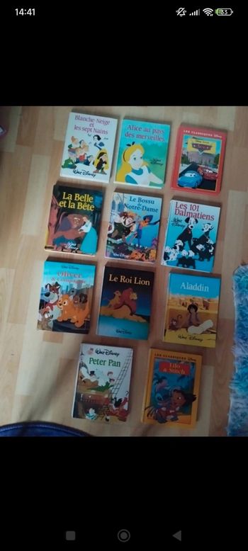 Lot livre Disney