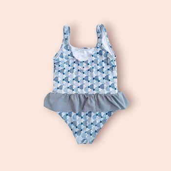 🔸Maillot de Bain Fille 1 Pièce à Jupon Obaïbi 24 Mois🔸
