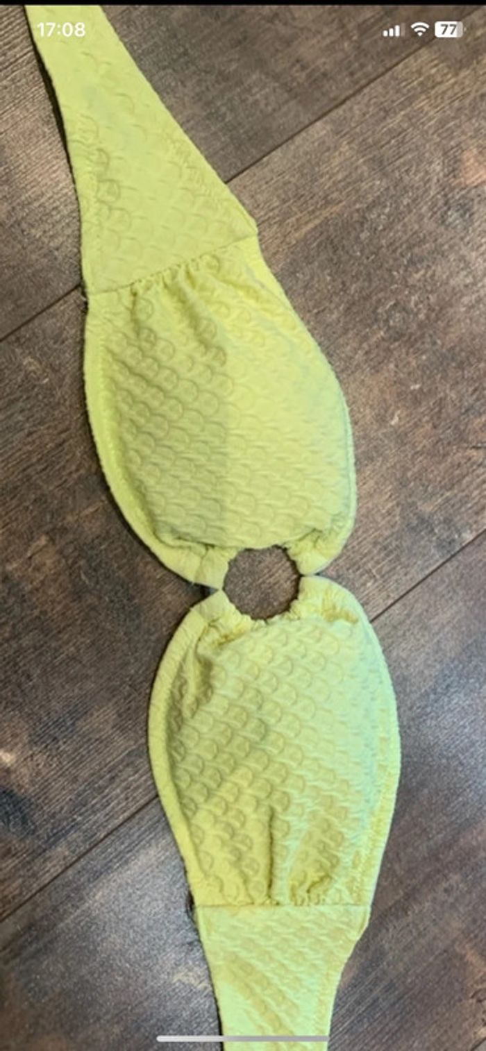 Maillot de bain jaune anis - photo numéro 4