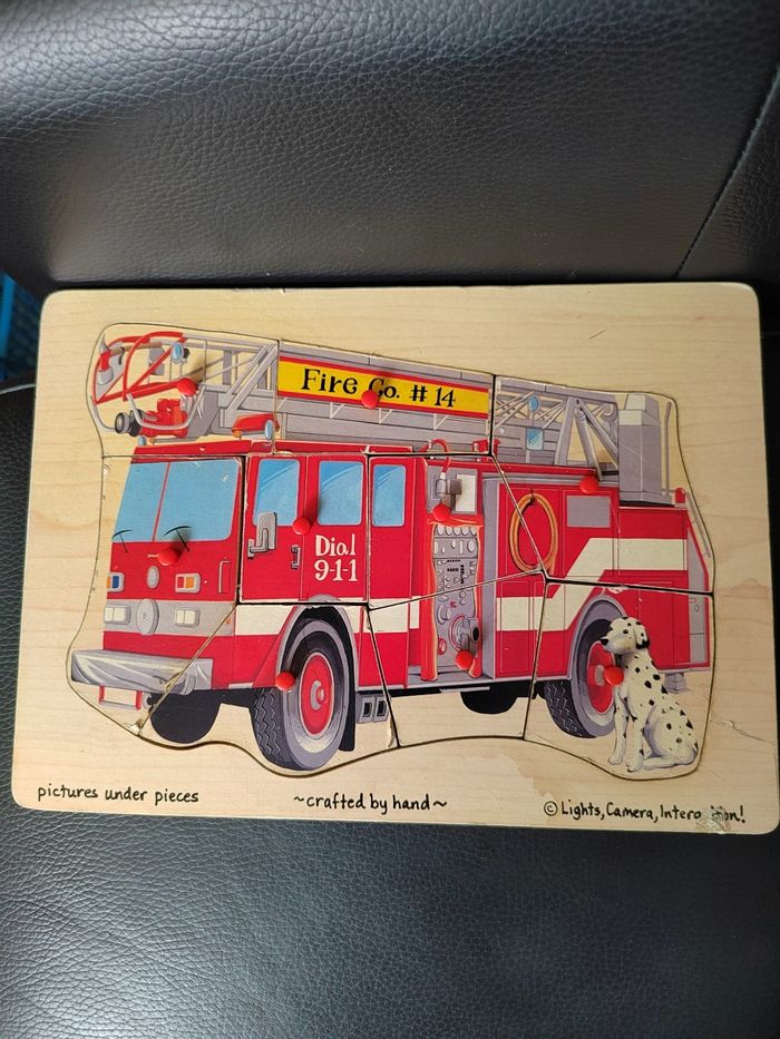 Puzzle vintage pompiers