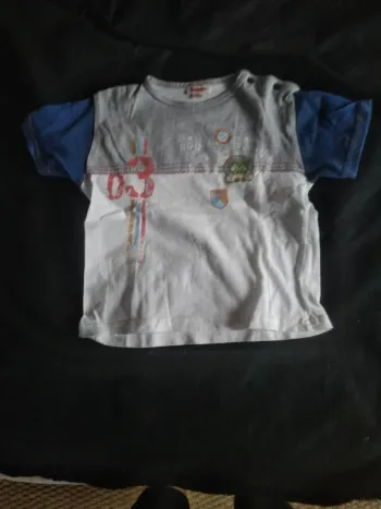 Tee shirt manches courtes Garçon 12 Mois