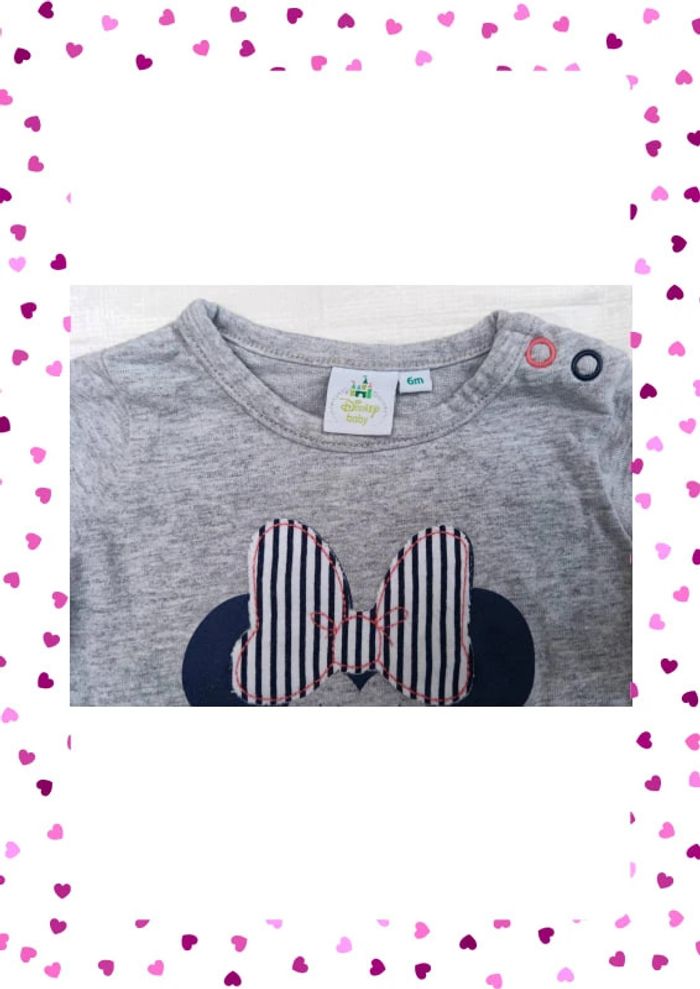 Tee shirt 6 mois Disney baby - photo numéro 3