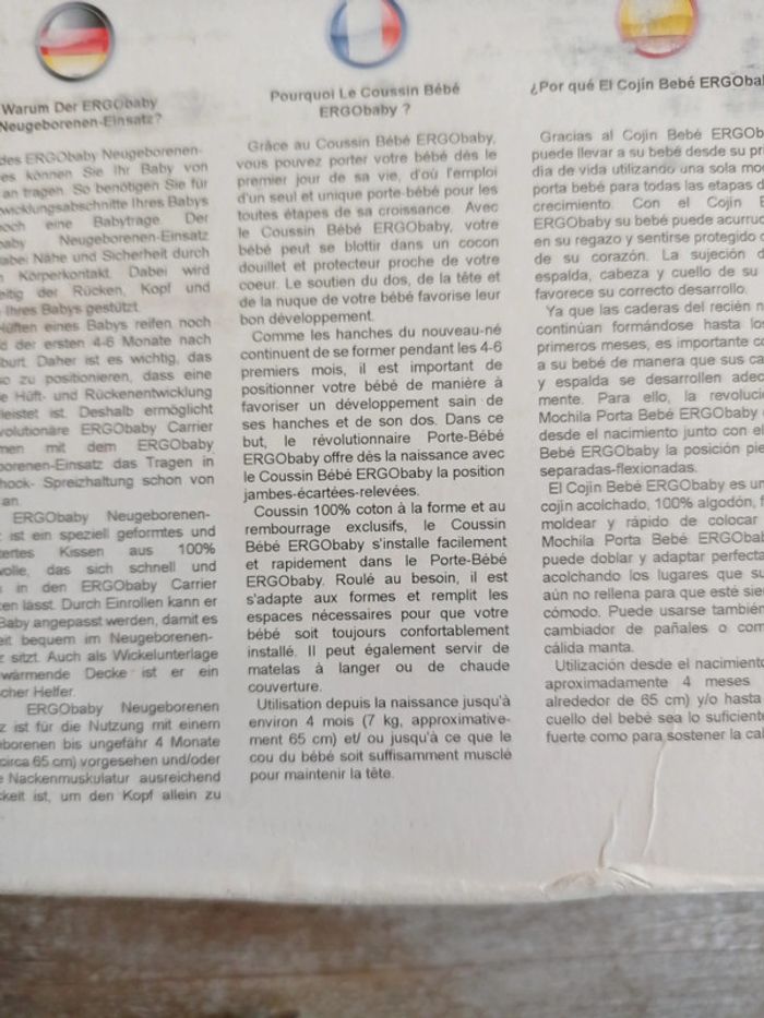 Insert pour ergo baby - photo numéro 8