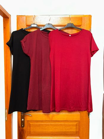 Lot de 3 robes t-shirts