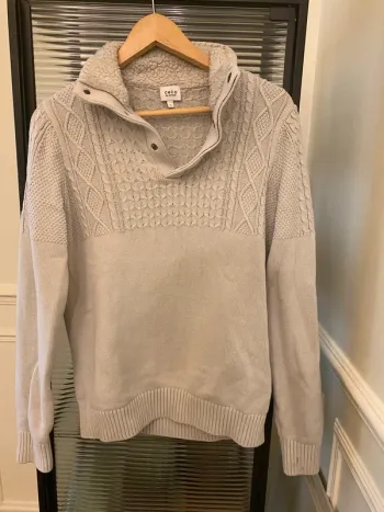 Pull demi saison avec coton gris clair Celio taille M