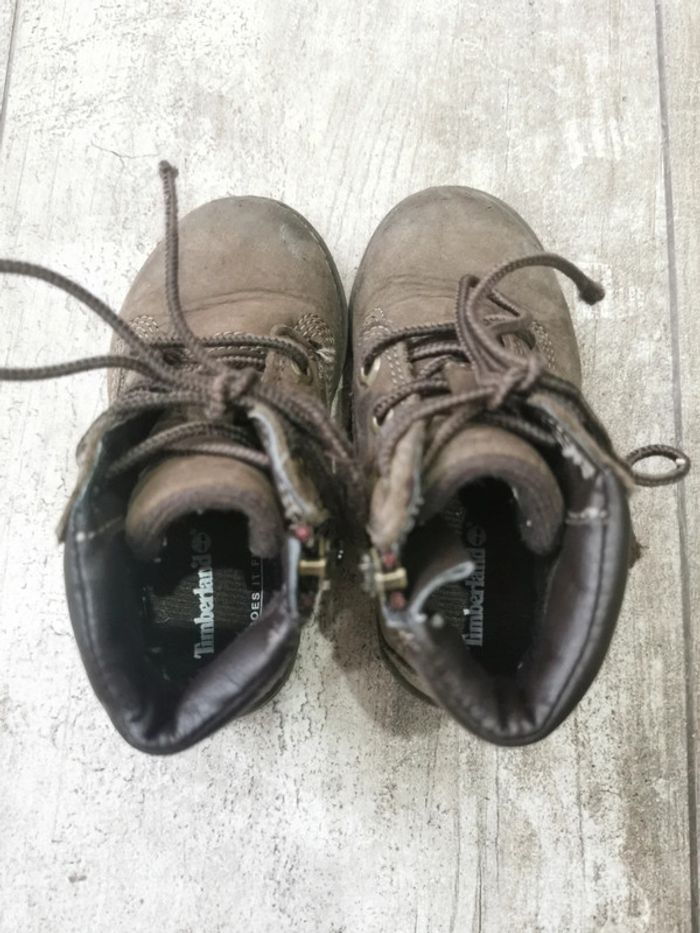 🌿Timberland Bottines courma kids traditional marron taille 22 - photo numéro 12