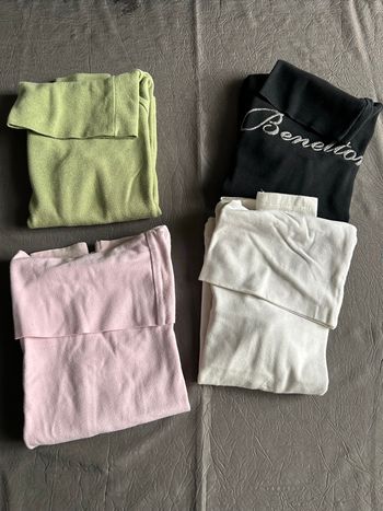 Lot de 4 sous-pulls fille 