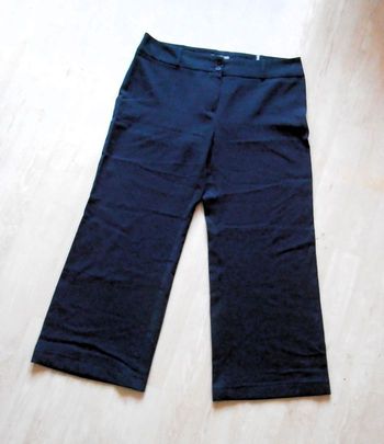 Pantalon de tailleur femme, Hippocampe Paris, taille 46 XXXL, bleu marine