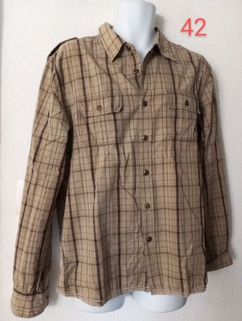 Chemise manches longues homme 42