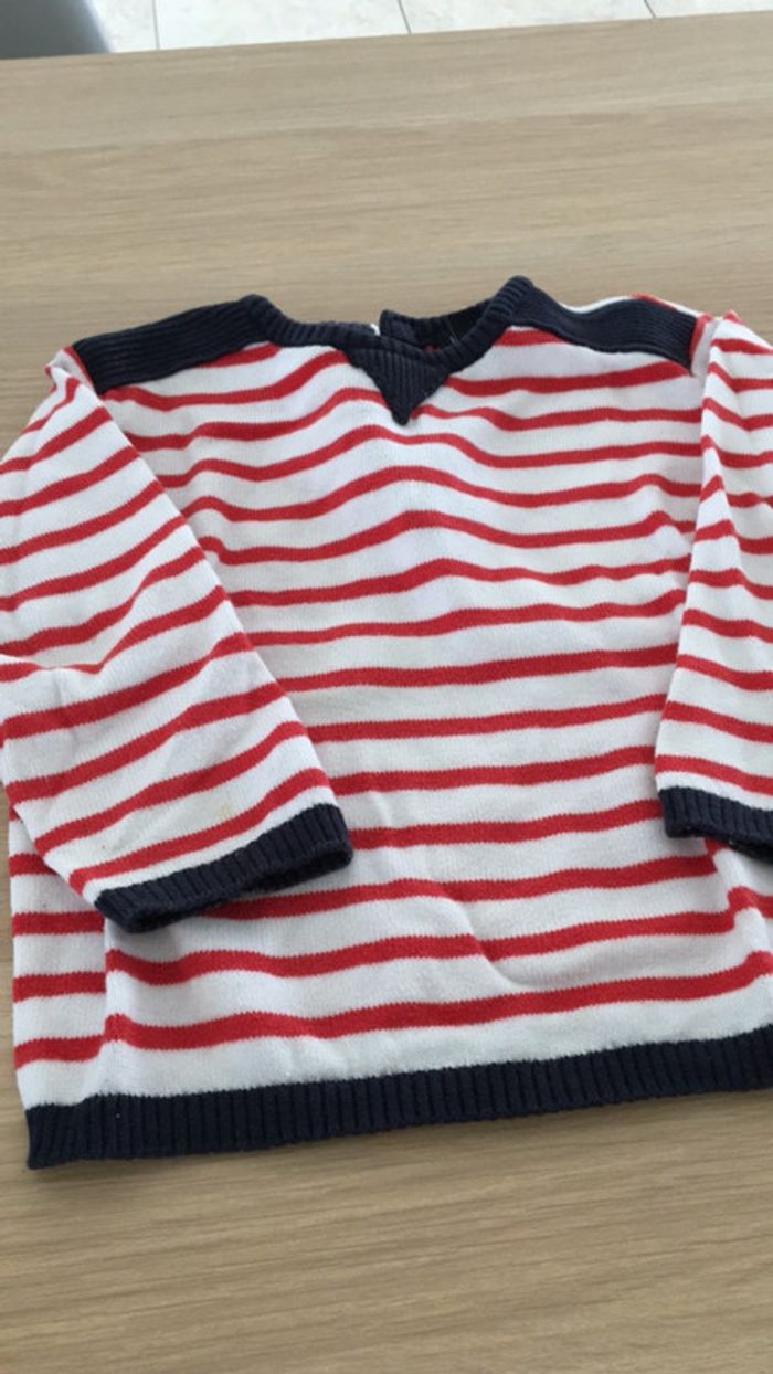 Pull kiabi marinière