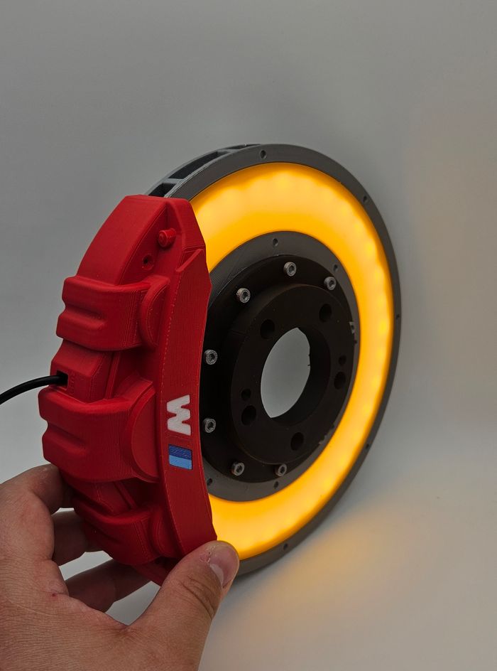 Lampe lumineuse à led disque bmw M - photo numéro 6