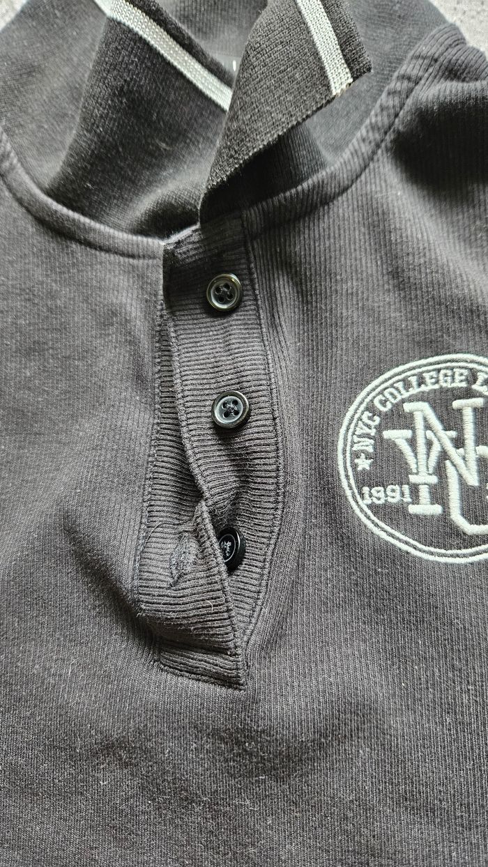 Robe mi longue Sportswear noir à col très bon état - photo numéro 7