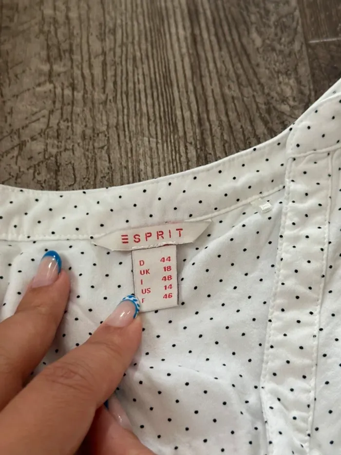 Chemise blouse esprit 46 polkadot - photo numéro 6
