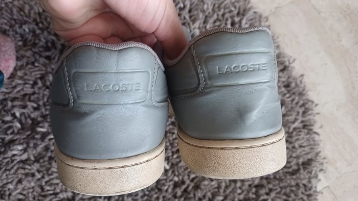 Chaussure lacoste homme 43 très bon état grise - photo numéro 3