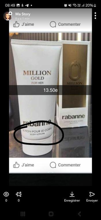 Lotion pour le corp