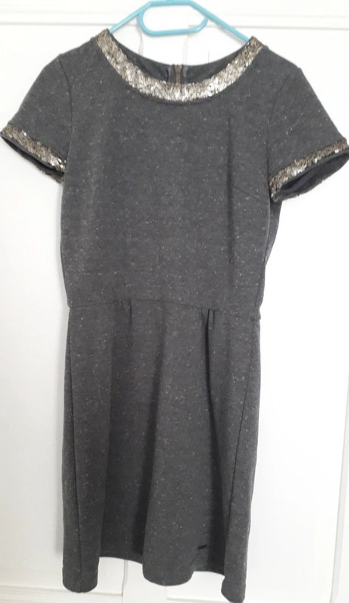 Robe gris moucheté Banana moon taille M - photo numéro 2