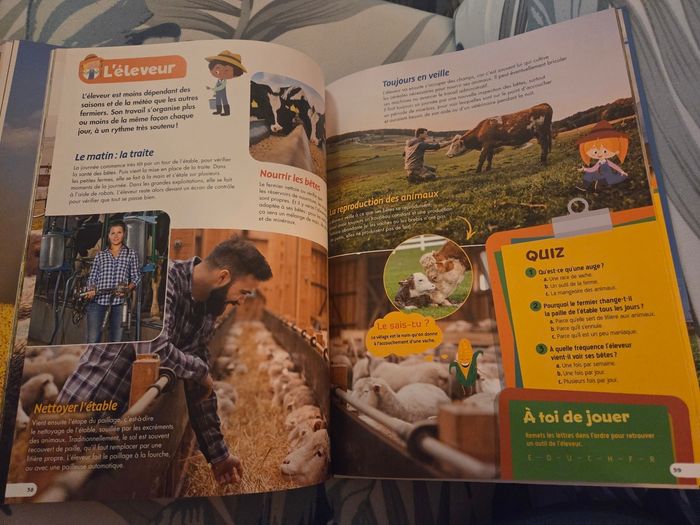 Livre je découvre la vie a la fermr - photo numéro 4