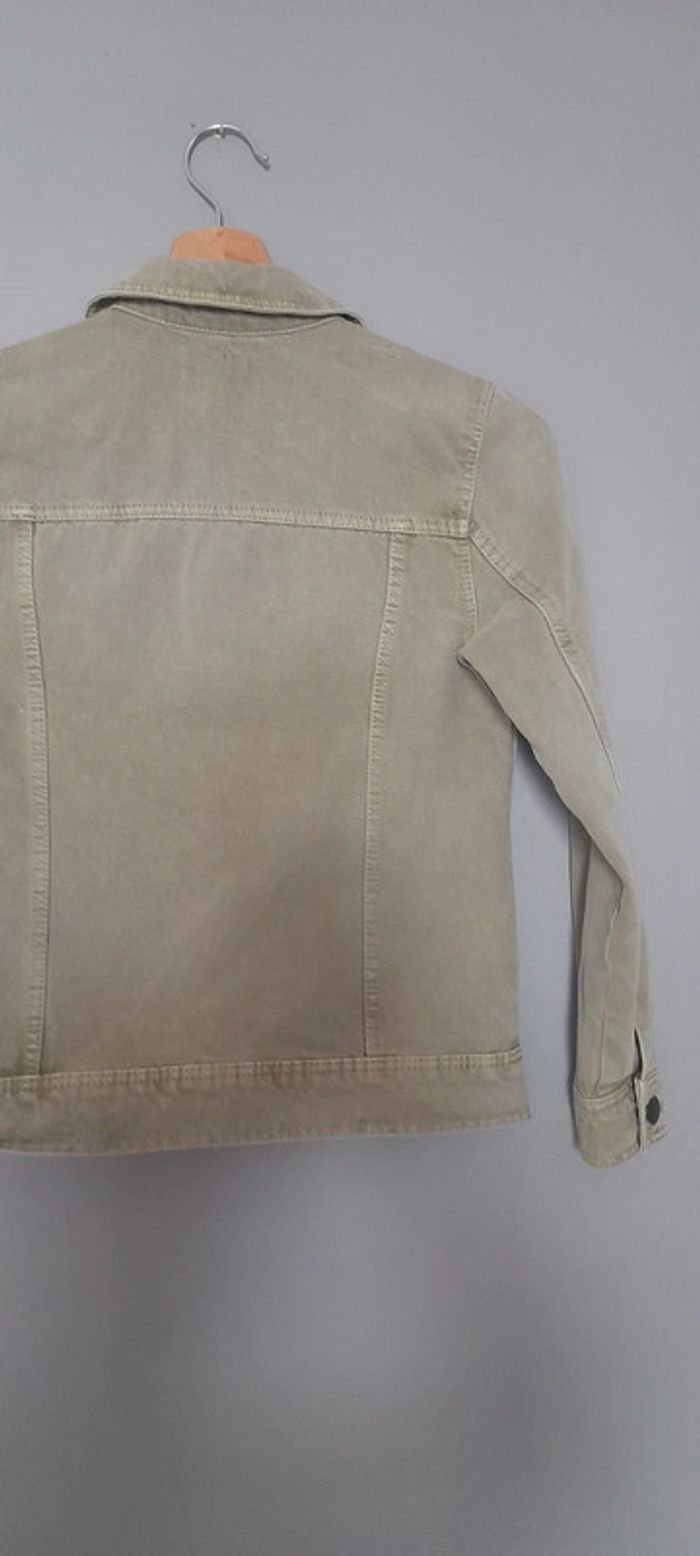 Veste en jean vert - photo numéro 8