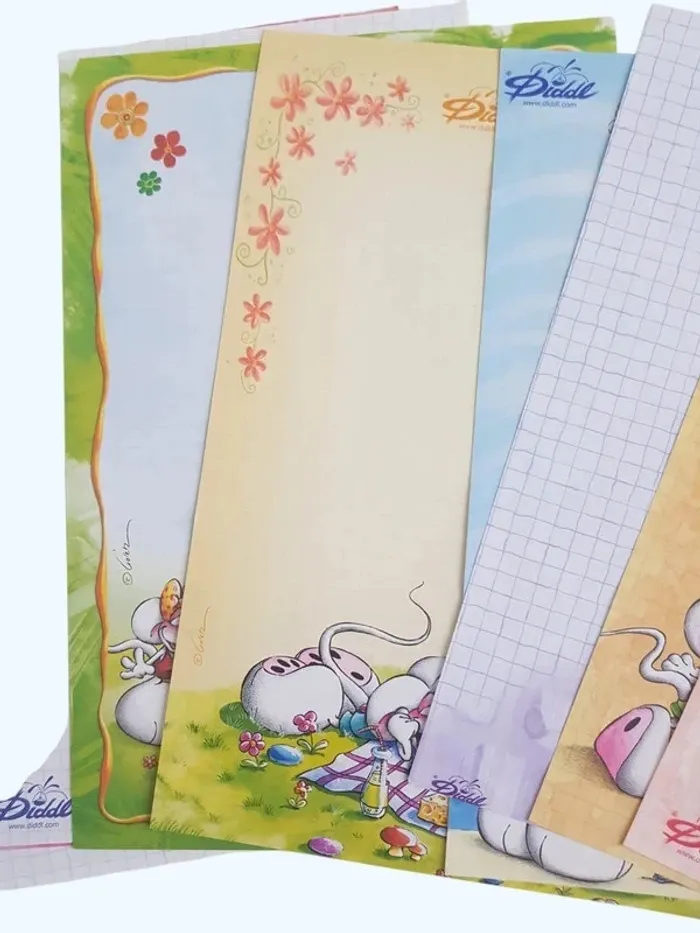 Lot diddl, 12 feuilles A5 - photo numéro 2