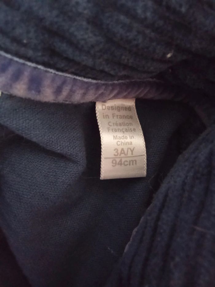 Superbe petite robe style velours 3 ans - photo numéro 5