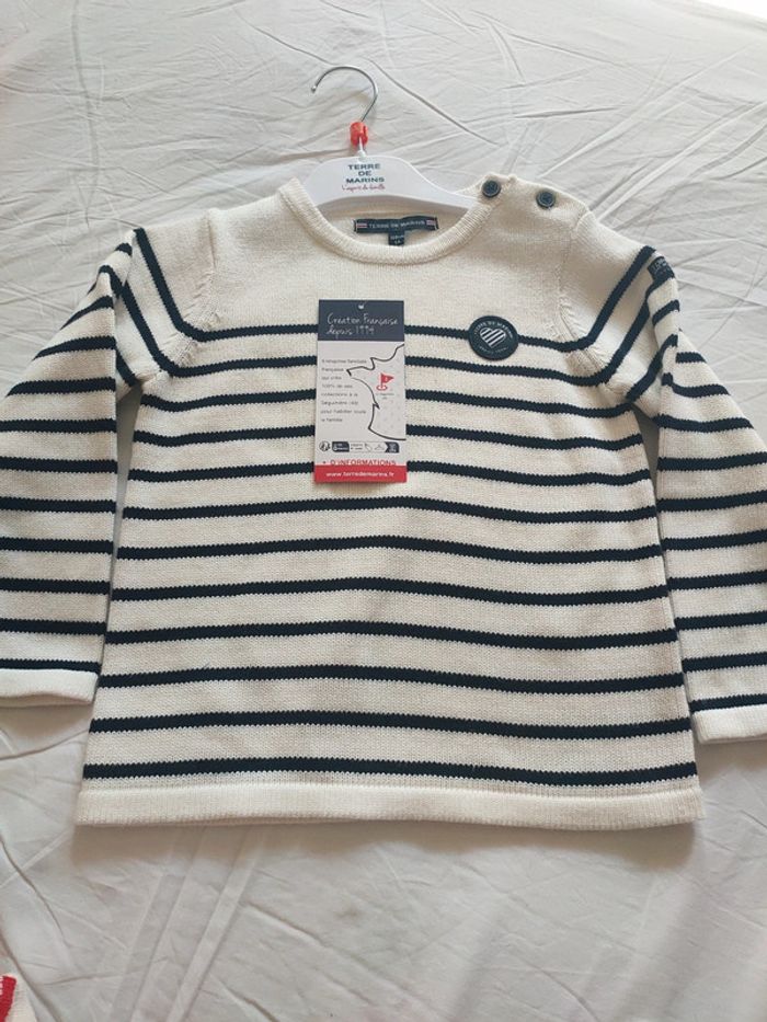 Pull enfant EF en H22 Terres des marins 5 ans