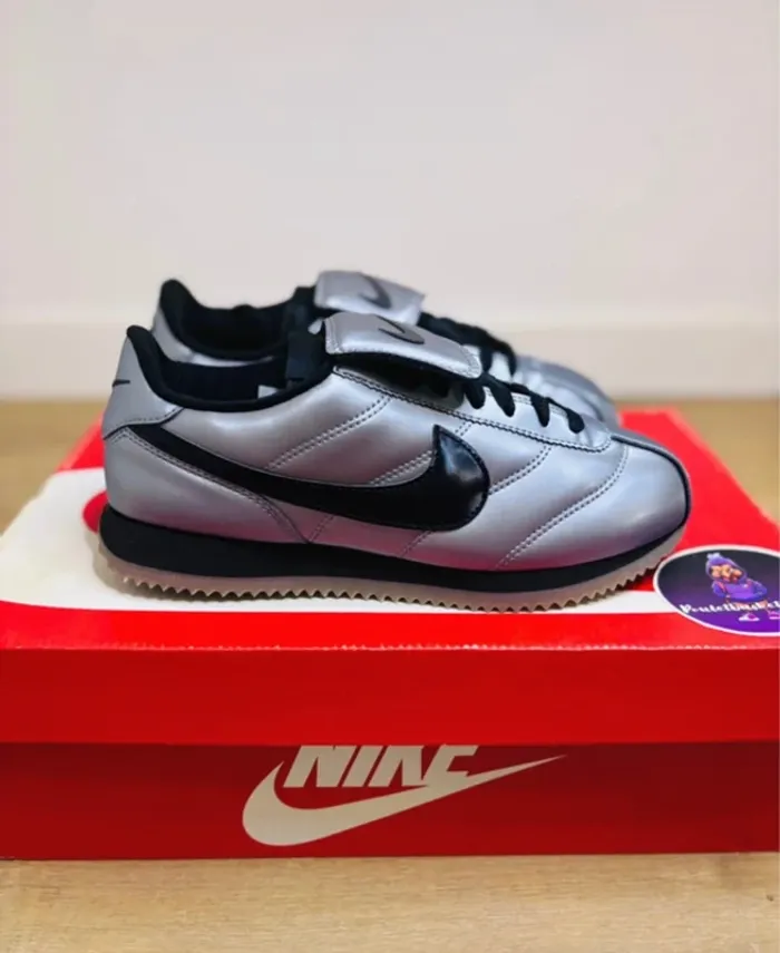 Nike Cortez SE Tiempo Pack Metallic Cool Grey T38.5 - photo numéro 2