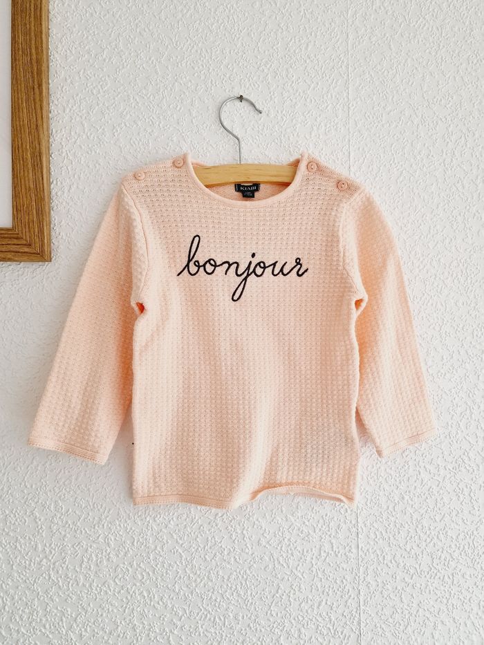 Kiabi - Pull léger en maille fine - Rose - Neuf avec étiquette ! (2 ans) - photo numéro 2