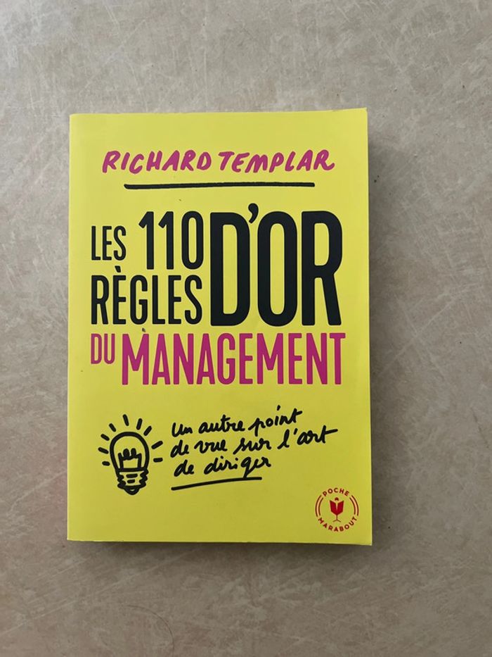 Livre Les 110 règles d’or du management - Richard Templar