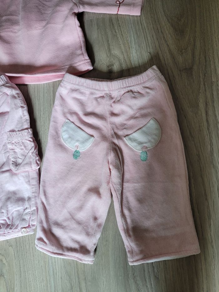 Ensemble rose 3 mois 60 cm - photo numéro 5