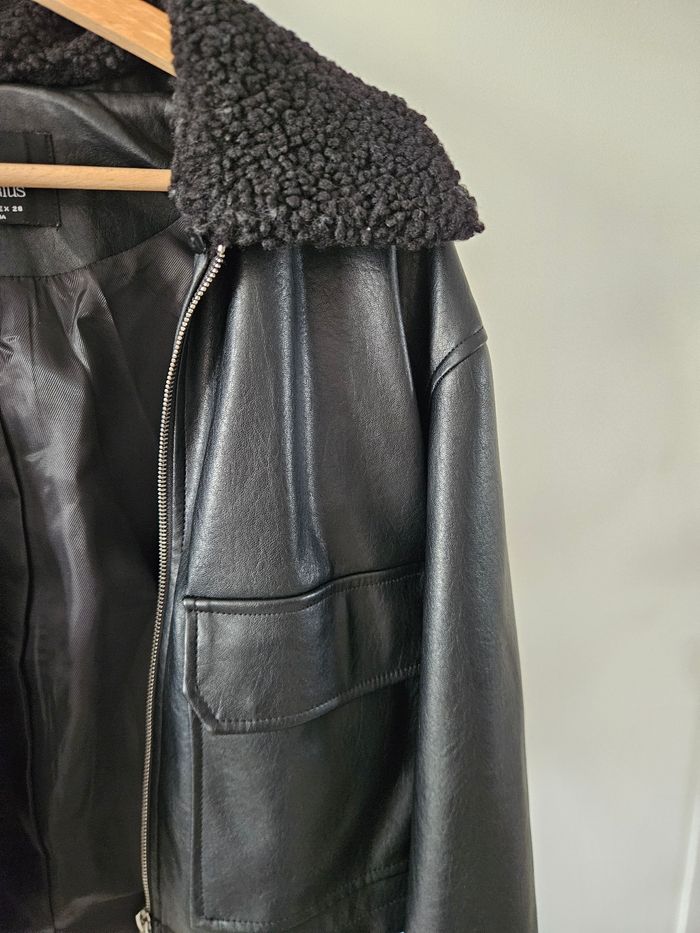 Veste simili cuir stradivarius - photo numéro 3