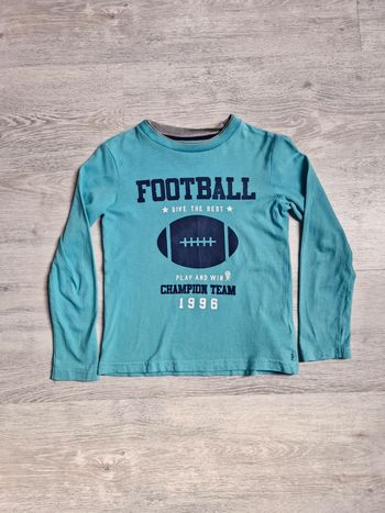 Tee-shirt manches longues Okaïdi 8 ans football