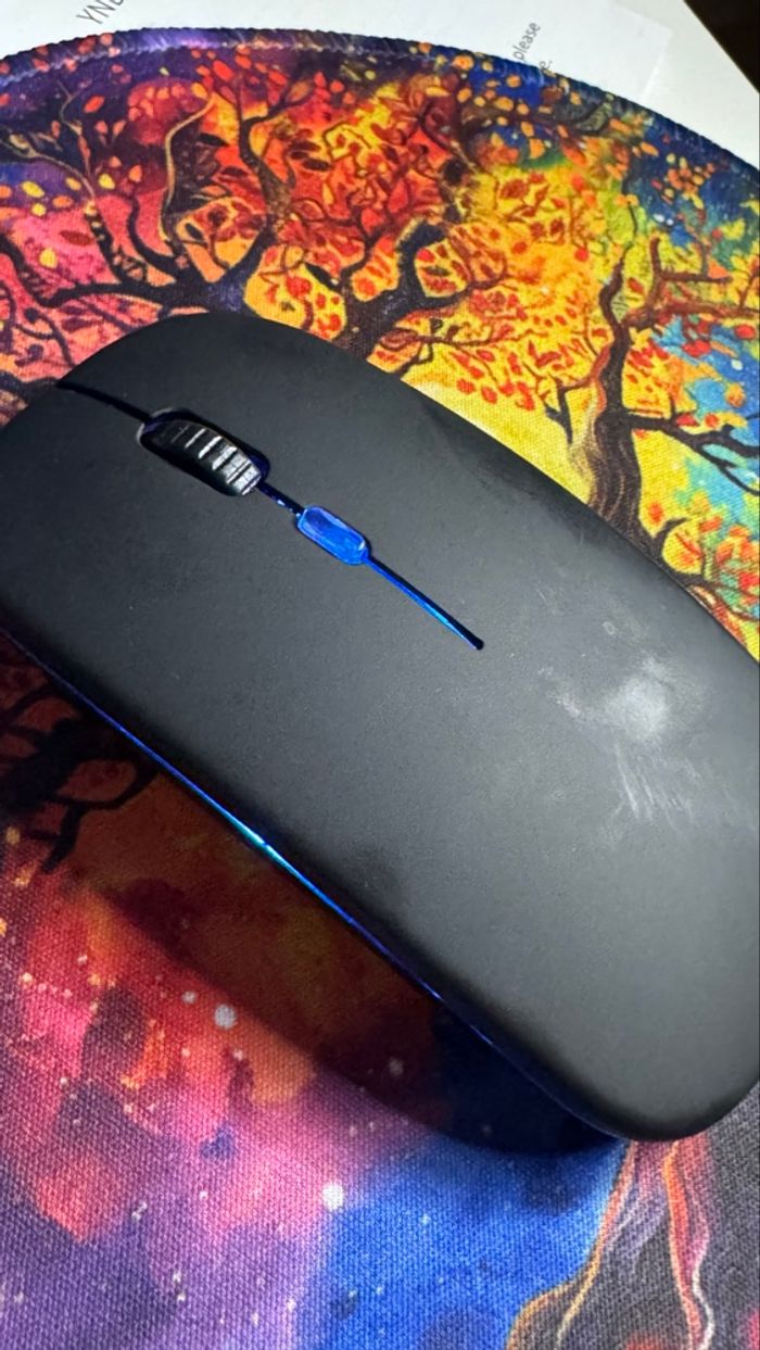 Souris sans fil neuve avec LED – piles incluses - photo numéro 2