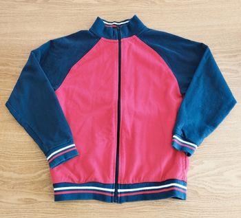 Gilet garçon rouge et bleu marine taille 10 ans Z'Génération