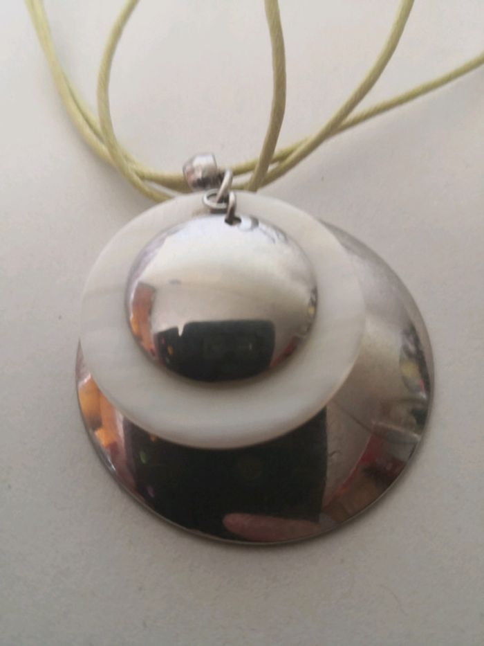 Collier cordon vert - photo numéro 2