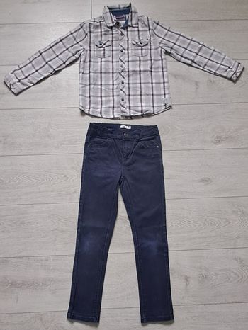 Ensemble garçons taille 7ans Gémo