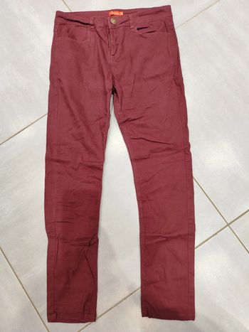 Pantalon bordeaux
