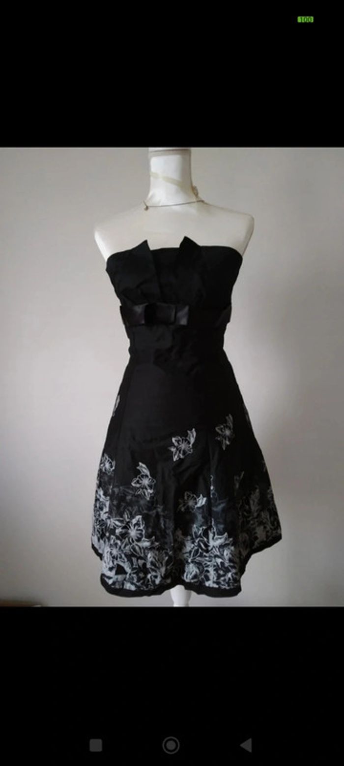 Robe bustier noire taille M