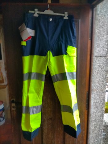 Pantalon de travail haute visibilité taille 56