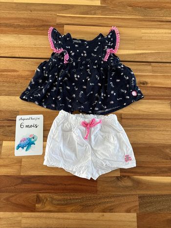 Ensemble short blouse lulu