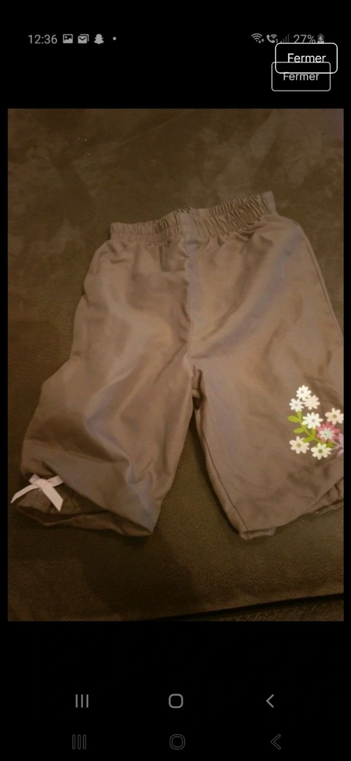 Lot 2 pantalons fille 3 mois