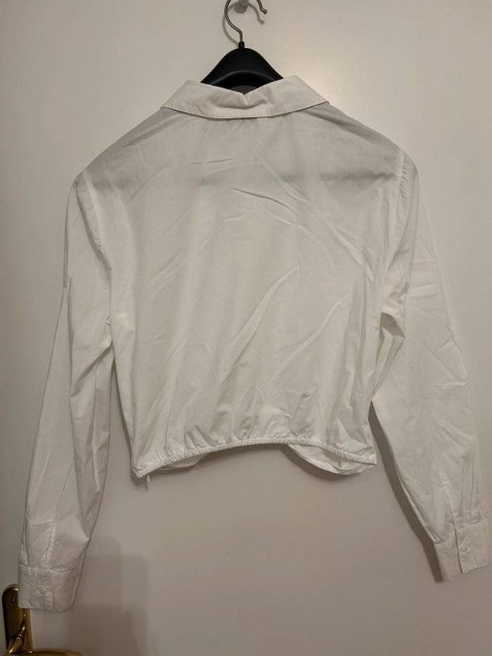 Chemisier manches longues blanc - Taille L - photo numéro 3