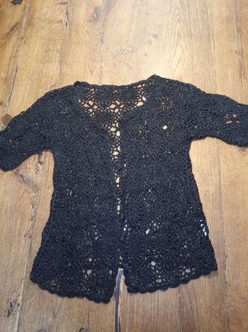 Gilet façon crochet