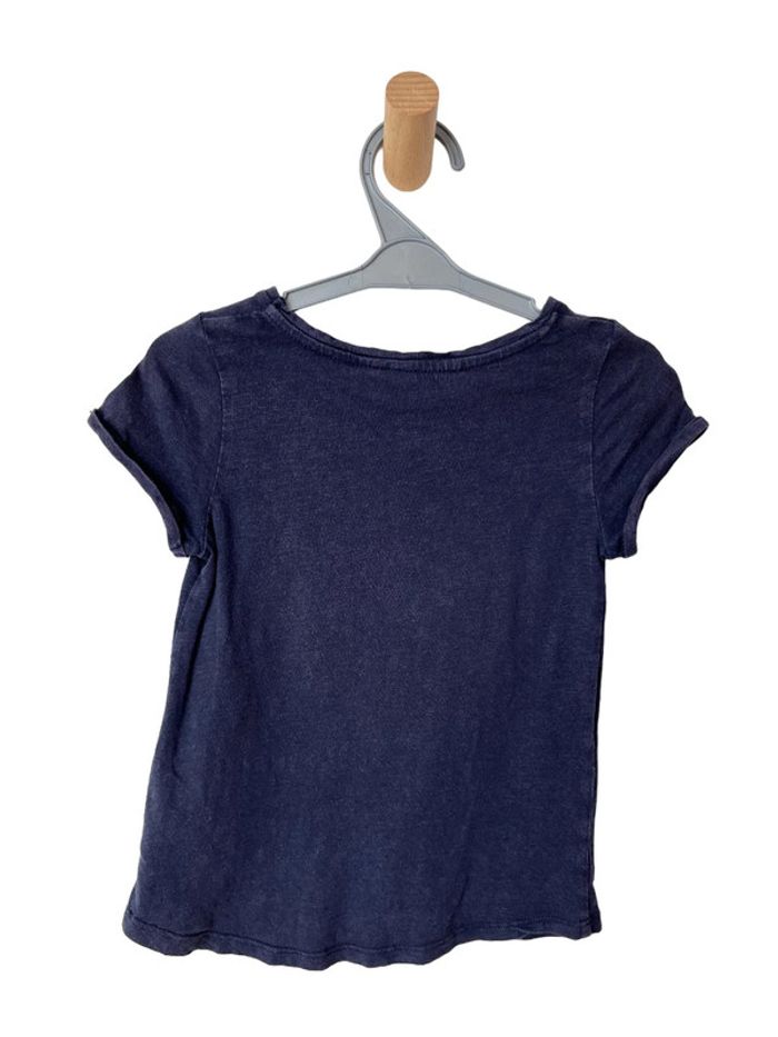T-shirt gris foncé (papillon en sequins) - H&M 4-6 ans (110-116cm) - photo numéro 3